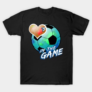 Soccer - Hearts In The Game - Multi T-Shirt